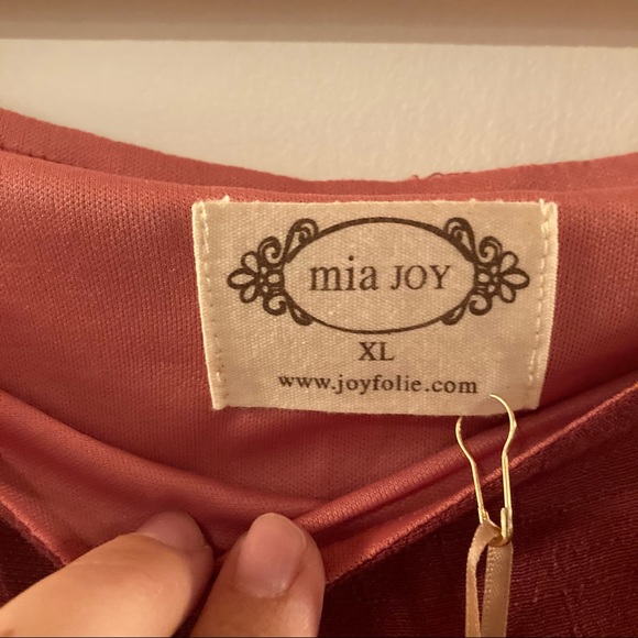 NWT XL mia joy boutique Gia Maxi Dress in Mesa Rose BOHO - Picture 6 of 12